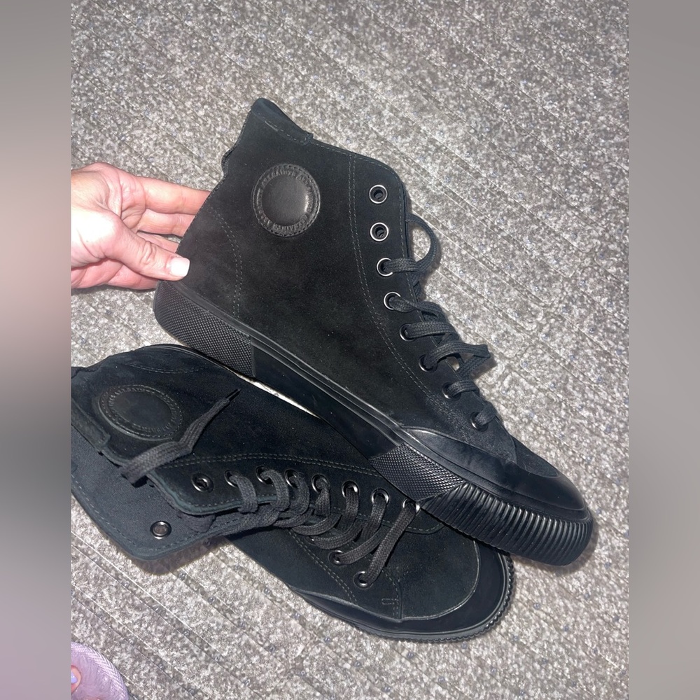 Mens all saints converse high top sneaker 7.5 41